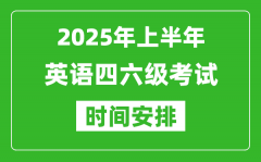 2025年下半年英語(yǔ)四六級(jí)考試時(shí)間安排_(tái)英語(yǔ)四六級(jí)12月份考試時(shí)間